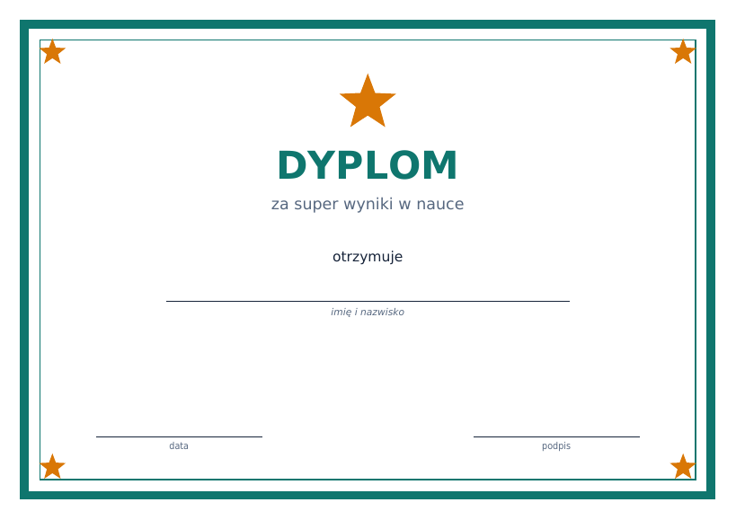 Dyplomy do druku: 12 wzorów